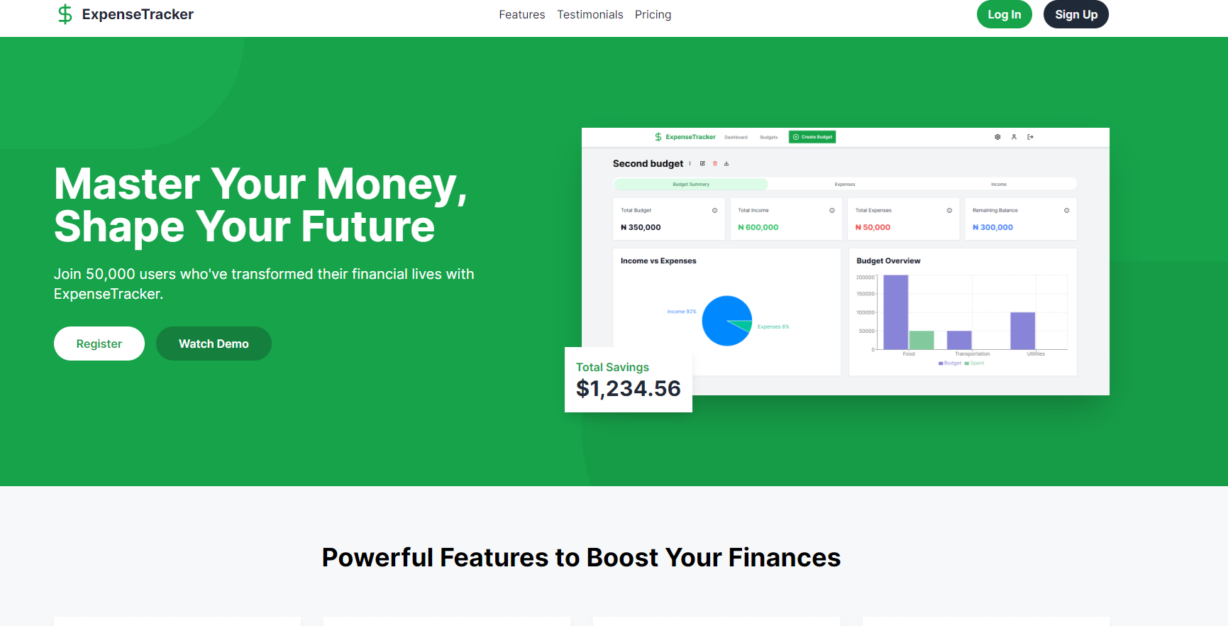 AI Powered Expense Tracker